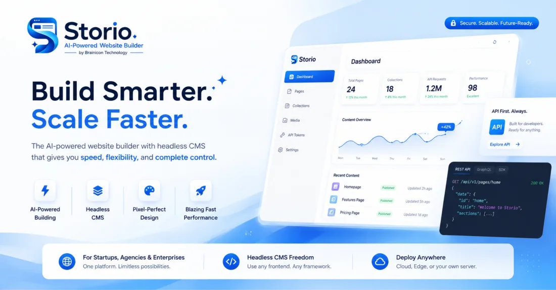 Storio AI Website Builder